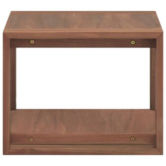 Badkamerwandkast 45x45x35 cm massief teakhout 3