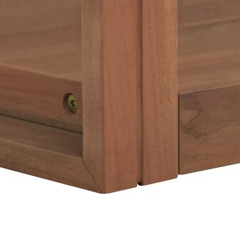 Badkamerwandkast 45x45x35 cm massief teakhout 5