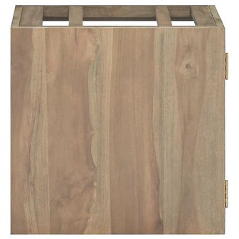 Badkamerwandkast 46x25,5x40 cm massief teakhout 2