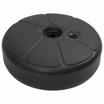 Parasolvoet gevuld met zand/water 15 L zwart 7