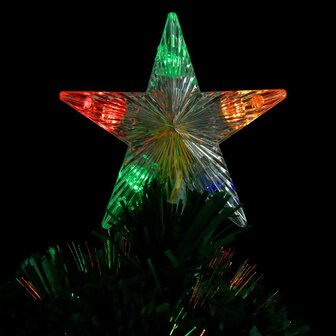 Kunstkerstboom met standaard en LED 64 cm glasvezel 4