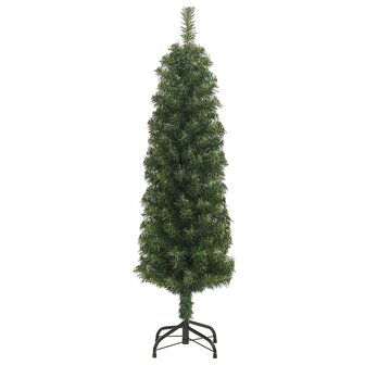 Kunstkerstboom met standaard smal 120 cm PVC groen 3