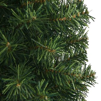 Kunstkerstboom met standaard smal 120 cm PVC groen 5