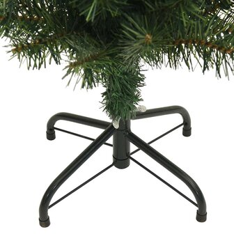 Kunstkerstboom met standaard smal 120 cm PVC groen 6