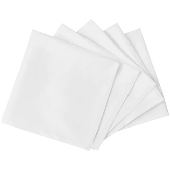 Servetten wit 25 stuks 50 x 50 cm 2