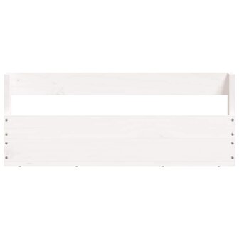 Schoenenrekken 2 st 59x9x23 cm massief grenenhout wit 6