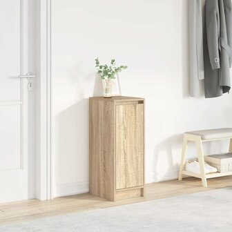 Schoenenkast 29,5x34x76 cm bewerkt hout sonoma eikenkleurig 1