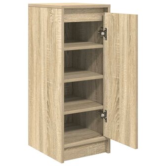 Schoenenkast 29,5x34x76 cm bewerkt hout sonoma eikenkleurig 5