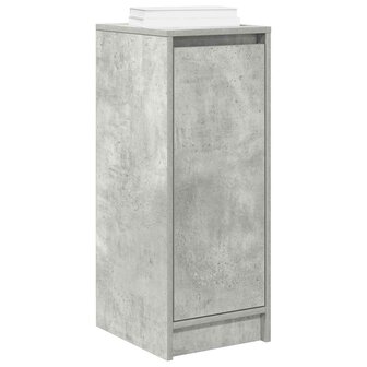 Schoenenkast 29,5x34x76 cm bewerkt hout betongrijs 4