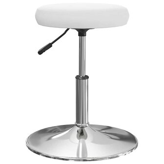 Eetkamerstoelen 2 st kunstleer wit 5