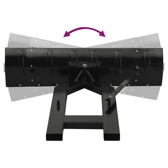 Sneeuwploeg voor heftruck 150x38 cm zwart 9