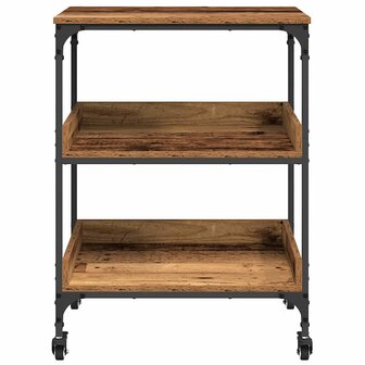 Keukentrolley Oud Hout 60 x 41 x 80.5 cm Bewerkt hout 6