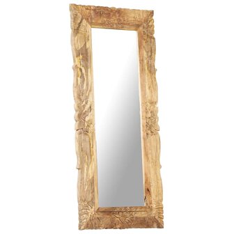 Spiegel 110x50 cm massief mangohout 5