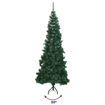 Kunstkerstboom hoek 180 cm PVC groen 9