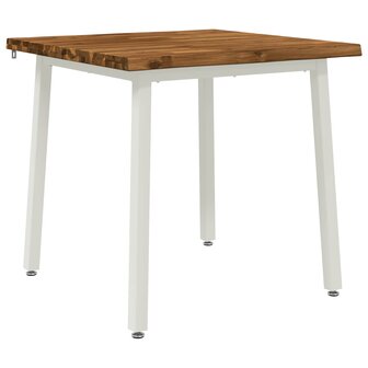 Live Edge Eettafel 60 x 55 x 75 cm Massief Acaciahout 2