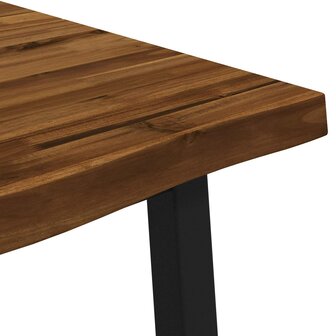 Live Edge Eettafel 90 x 55 x 75 cm Massief Acaciahout 7