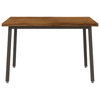 Live Edge Eettafel 90 x 55 x 75 cm Massief Acaciahout 4