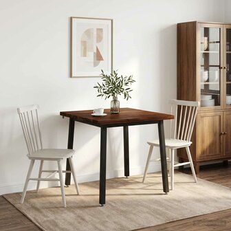 Vierkante Eettafel 60 x 55 x 75 cm Massief Acaciahout 1
