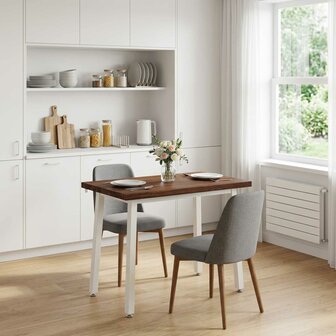 Vierkante Eettafel 90 x 55 x 75 cm Massief Acaciahout 3
