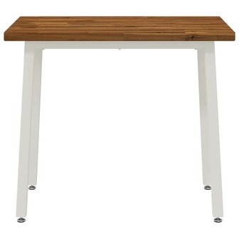 Vierkante Eettafel 90 x 55 x 75 cm Massief Acaciahout 4