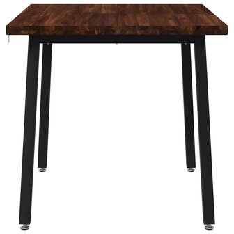 Vierkante Eettafel 70 x 70 x 75 cm Massief Acaciahout 3