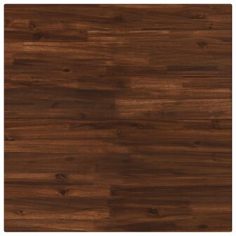 Vierkante Eettafel 70 x 70 x 75 cm Massief Acaciahout 4