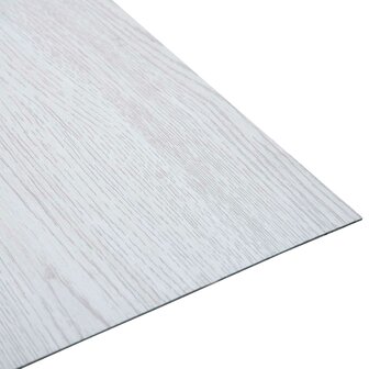 Vloerplanken Wit Hout 5,11 m&sup2; 55 st PVC 2