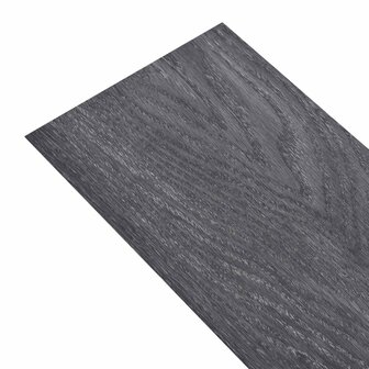 Vloerplanken Zwart en Wit 2,51 m&sup2; 18 st PVC 2