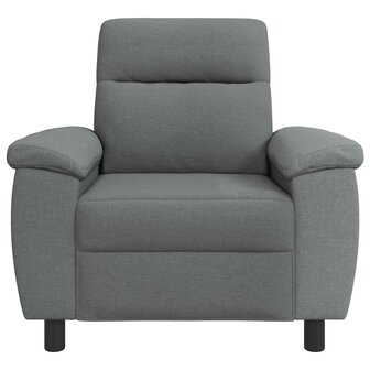 Bank Donkergrijs 95 x 90 x 95 cm Stof 3