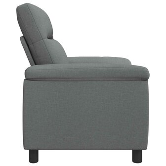 Bank Donkergrijs 95 x 90 x 95 cm Stof 4