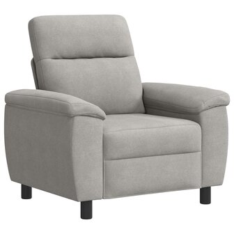 Bank Wolkengrijs 95 x 90 x 95 cm Stof 2