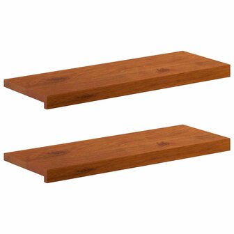 traptreden 2 st 70 x 25 x 2 cm Bruin Massief Eikenhout 2