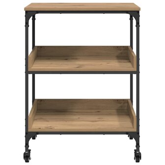 Keukentrolley Artisan Eiken 60 x 41 x 80.5 cm Bewerkt hout 6