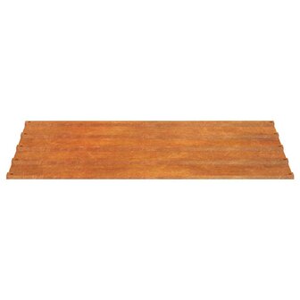 Dakpanelen 36 st 60x44 cm cortenstaal roestig 5