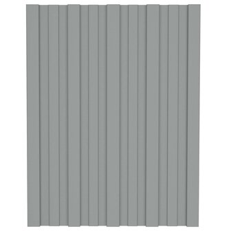 Dakpaneel 36 st Grijs 60 x 45 cm Verzinkt staal 2