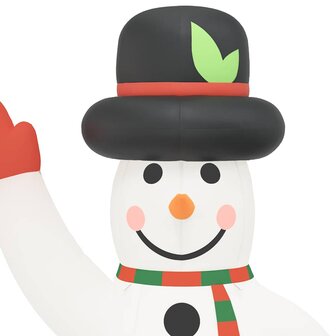 Sneeuwpop opblaasbaar met LED&amp;apos;s 805 cm 9