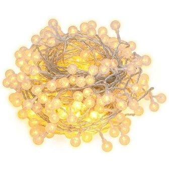 Lichtsnoer met 200 LED&amp;apos;s 8 functies warmwit 20 m 5