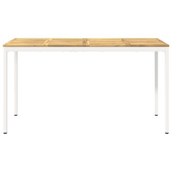 Tuin Bartafel NAARDEN Witgewassen 196 x 80,5 x 105 cm 3