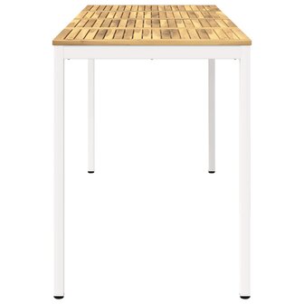 Tuin Bartafel NAARDEN Witgewassen 196 x 80,5 x 105 cm 4