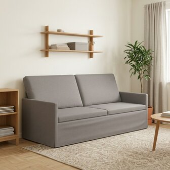 3-Zitsbank Taupe 190 x 81 x 82 cm Stof 1