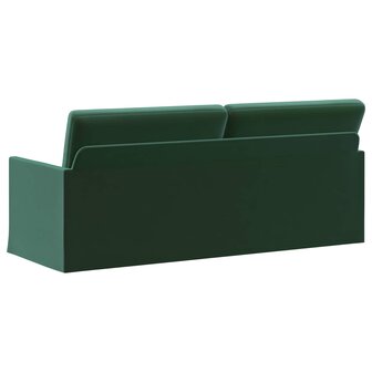 3-Zitsbank Donkergroen 190 x 81 x 82 cm fluweel 5