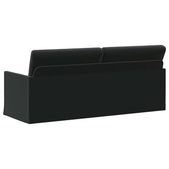 3-Zitsbank Zwart 190 x 81 x 82 cm fluweel 5