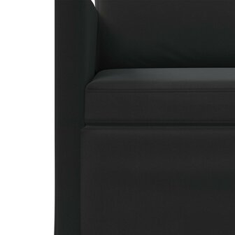 3-Zitsbank Zwart 190 x 81 x 82 cm fluweel 6