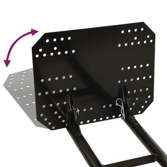 Sneeuwploeg voor ATV 150x38 cm zwart 9