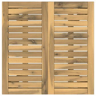 Tuintafel Witgewassen 60 x 60,5 x 75 cm 4
