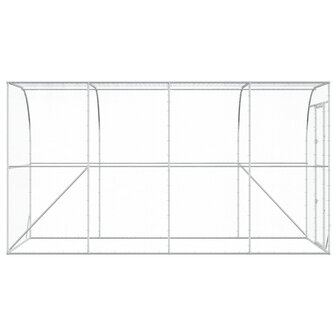Kippenhok Tegen de Muur zilver 600 x 150 x 215 cm 5