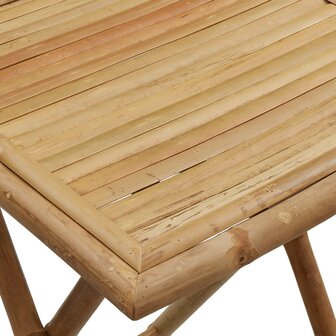 Vouwbare tuin eetset 3 st Naturel Bamboe 7