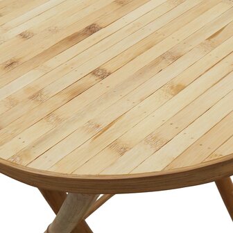 Vouwbare tuin eetset 3 st Naturel Bamboe 7
