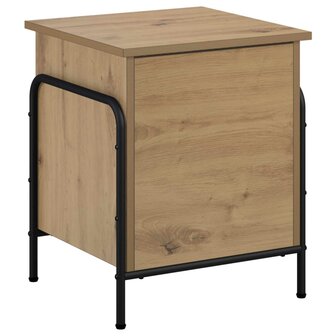 Opbergbox Artisanaal eiken 80 x 40 x 49,5 cm Bewerkt hout 5
