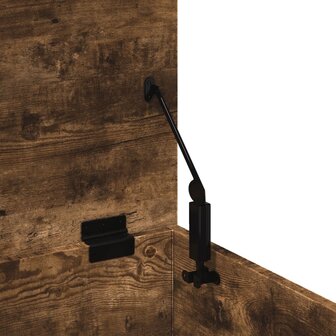 Opbergbox 40x42x46 cm bewerkt hout gerookt eikenkleurig 7